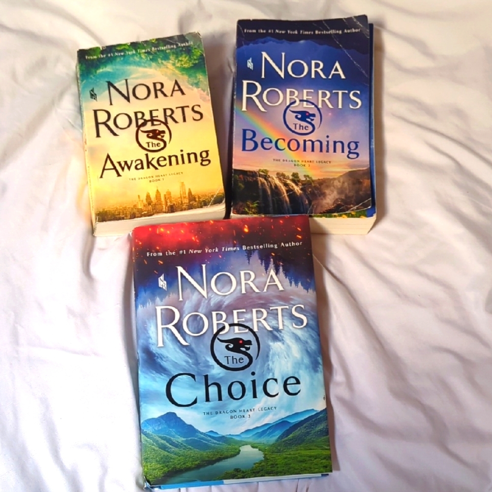 Nora Roberts Book Set - The Awakening, The Becoming, The Choice